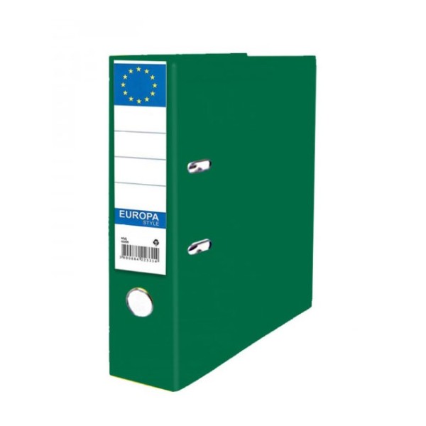 КЛАСЬОР EUROPA STYLE А4 75mm, Зелен